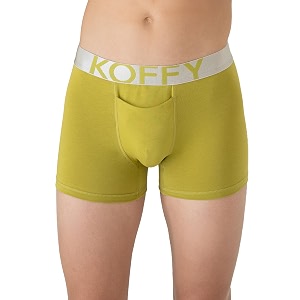 KOFFY Mens Malleable Cotton Lycra Long Trunk