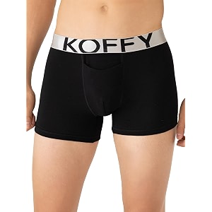 KOFFY Mens Malleable Cotton Lycra Long Trunk