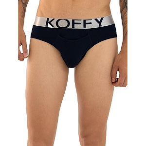 KOFFY Mens Premium Cotton Lycra Brief with