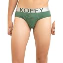 KOFFY Mens Premium Cotton Lycra Brief with