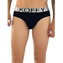 KOFFY Mens Premium Cotton Lycra Brief with