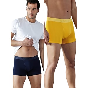 KOFFY Mens Stretchable Cotton Lycra Long Trunk