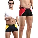 KOFFY Pliable Cotton Modal Colorblocked Mini Trunk