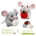 Crochet Kit for Beginners Adults Crochet Animals Kit with Video Tutorials