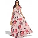KOH KOH Womens Long Modest Floor Length Flowing Summer Print Maxi Dress