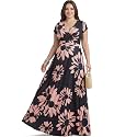 KOH KOH Womens Long Modest Floor Length Flowing Summer Print Maxi Dress