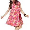 KOH KOH Womens Short Sleeveless Halter-Neck Flowy Summer Cute Mini Dress