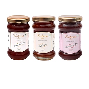 kohena agro jam combo mixed fruitapple strawberry200gms3