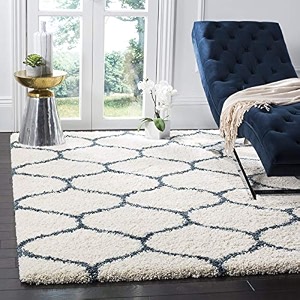 for living room shaggy 7x10 feet 210 x 300 cm modern rug soft handwoven design shag collection with ivory color 5 cm pile height for living roomhome and bedroom