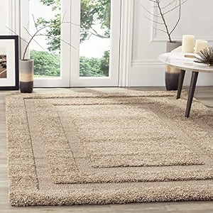 shaggy for bedroom 6x8 feet 180 x 240 cm modern rug soft handwoven shag collection with ivory color 5 cm pile height for living roomhome and bedroom