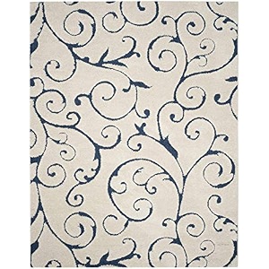 shaggy for bedroom 6x9 feet 180 x 270 cm modern rug soft handwoven desgin shag collection with ivory color 5 cm pile height for living roomhome and bedroom