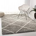 Shaggy for Home 10x14 feet (300 x 420 cm) Modern Rug Soft Handwoven Design Shag Collection with Ivory Color 5 cm Pile Height for Living Room|Home and Bedroom