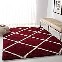 Shaggy for Home 8x10 feet (240 x 300 cm) Modern Rug Soft Handwoven Design Shag Collection with Ivory Color 5 cm Pile Height for Living Room|Home and Bedroom
