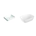 Kohler Forefront Rectangular Vessel Basin, Without Deck (White, 5373IN-0)