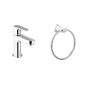 KOHLER July 75377IN-4-CP Pillar Tap Polished Chrome