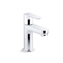 Kohler July Pillar Tap | Bathroom Basin Faucet | Solid Brass Build | Splash-Free Aerator | 50 Year Cartridge Life | Corrosion Resistant | Polished Chrome Finish | 3 Year Warranty