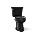 Kohler K-3999-7 Highline Comfort Height Toilet, Black (Seat and Supply Line Sold Separately)