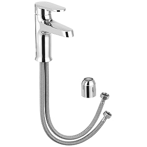 kohler beam single control lavatory faucet without drain chrome finish