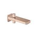 Kohler Parallel Bath Spout with Diverter | Wall-Mount Tub Filler | High Flow Water Tap | Durable Metal Construction | Modern Square Profile | 23489IN-RGD | Rose Gold Finish | 10 Year Warranty