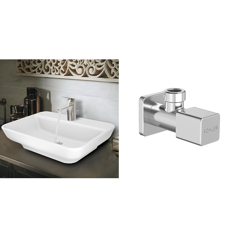 Kohler Trace 30520IN-0 Vitreous Wall Mount Wash basin, White - Price ...