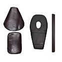 Brown Seat Cover with Tank Cover + Back Rest Foam Combo Compatible with Classic350/500cc (2012-2020)
