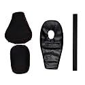Comfort Black Seat Cover with Tank Cover+Back Rest Foam Combo Compatible with Classic 350/500cc (2012-2020)