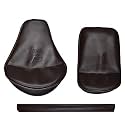 Bown Seat Cover Comfort with Extra Foaming +Back Rest Foam Combo Compatible with RE Classic 350/500cc 2012 to 2020 Modles