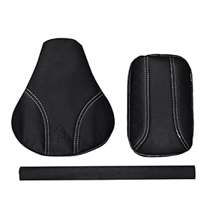 black seat cover back rest foam combo set of 3 compatible with re classic 350500cc 2012 to 2020 models