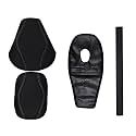 Black &amp; Tan Seat Cover with Tank Cover +Back Rest Foam Combo Compatible with Classic350/500cc (2012-2020)