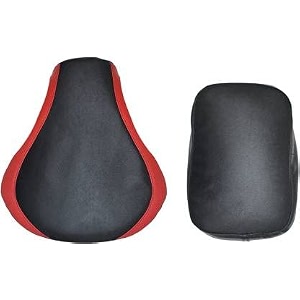 seat cover black amp red compatible with classic 350500cc 2012-2020