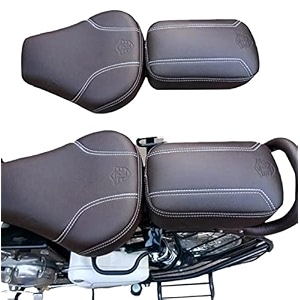 fancy seat cover brown front amp rear compatible with classic350500cc 2012-2020