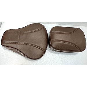 fancy seat cover brown front amp rearcompatible with classic350500cc 2012-2020