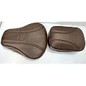 Fancy Seat Cover Brown Front &amp; RearCompatible with Classic350/500cc (2012-2020)
