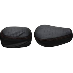 kohli accessories seat cover brown compatible with new reborn 350 cc 2021 to 2025