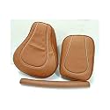 Seat Cover Fancy Tan with Back Rest Foam Tan Combo Compatible with Classic 350/500cc (2012-2020)