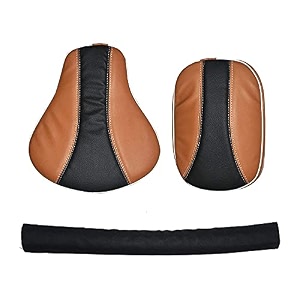 stylish design seat cover back rest foam combo set of 3 compatible with re classic 350500cc tanblack 2012 to 2020 models