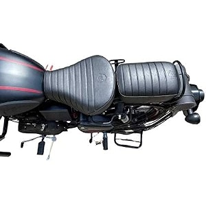 stylish seat cover front amp rear black compatible with re classic 350500 cc 2012-2020