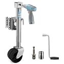 Kohree 2000 lbs Trailer Jack, Dual Wheel, 20-24V Cordless Drill Compatible