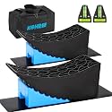 Kohree RV Leveling Blocks 6 Inch, 2 Packs Sturdy Camper Curved Levelers