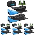 Kohree RV Leveling Blocks, Up to 35,000 lbs, 4" Max Level System, 1/2"- 4" Range Leveling Height (Pack of 4)