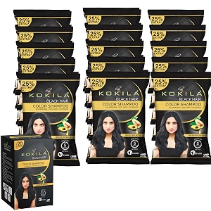 Kokila Unisex Hair Color Shampoo Enriched With