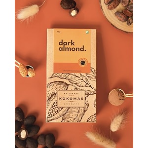 kokomae dragess  dark chocolate coated almonds  premium amp artisanal  vegan  made with cocoa powder amp cocoa butter  clean ingredients  no palm oil 50g each pack of 3