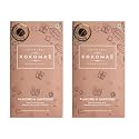 KOKOMAE - Milk Chocolate with Almond and Saffron (Pack of 2) | Belgian Milk Chocolate Bar