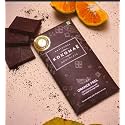 KOKOMAE Belgian Pure Couverture Dark Chocolate Bars - Natural Vegan Premium Chocolates for Gifts- 50 GM Each (Candied Orange Peel)