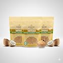 Kokos Natural- Tropikoko Organic Coconut Sugar - 250 Gm (Pack of 3) | 100% Natural Sugar Replacement | Contains 15 Essential Vitamins and Minerals | Sugar Substitute |