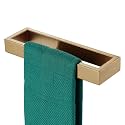 KOKOSIRI Towel Ring for Bathroom Hand Towel Holder 9 Inch Towel Hanger Rack Champagne Bronze Stainless Steel Wall Mount, 1 Pack B4008CPG-L9