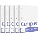 KOKUYO Loose Leaf Paper Paper, 8.25x11" Filler Paper, 5x5 Graph 500 Sheets