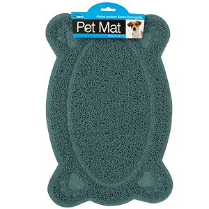 kole imports easy clean paw print pet mat