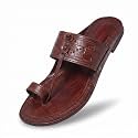 Kolhapuri Chappal for Men Original, Semi-Premium Leather Semi-Handcrafted Traditional Kolhapuri Chappal for Man Formal Footwear for Weddings &amp; Parties, Ethnic Wear &amp; Daily Comfort