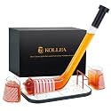 Kollea Ice Hockey Whiskey Decanter Gift Set with 2 Goal Glasses